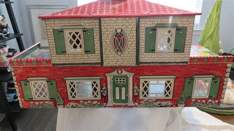 metal doll house value|antique german doll houses.